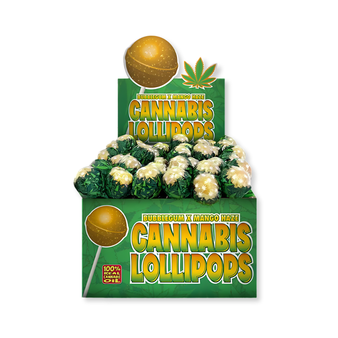 Cannabis Lollipop Edibles Lucky Hemp Mango Haze