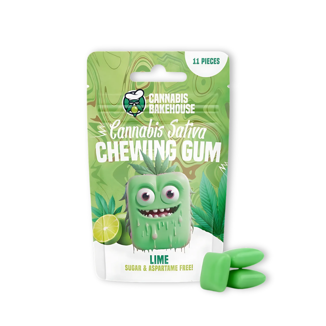 Cannabis Sativa Kaugummis Edibles Lucky Hemp Lime