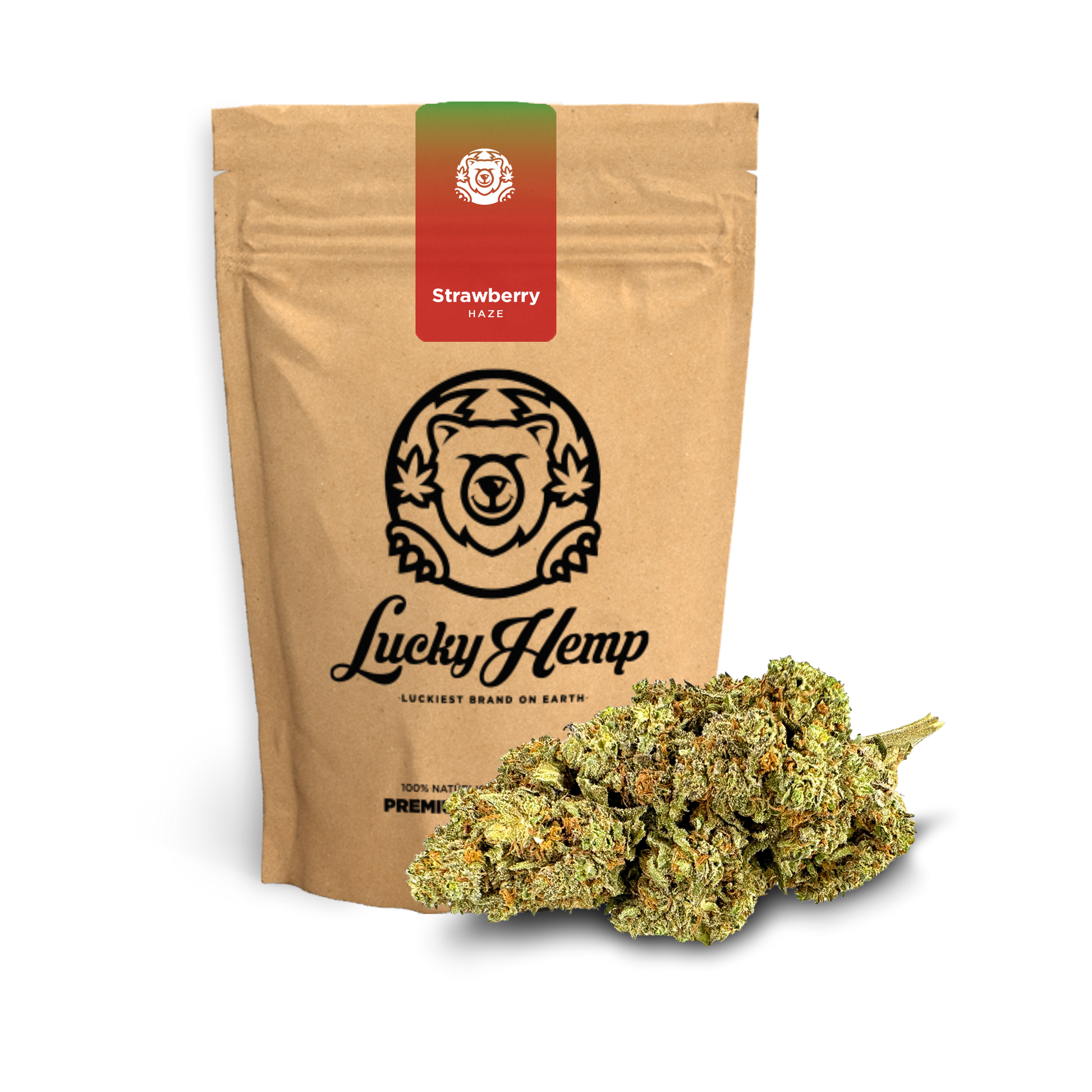 Strawberry Haze Ökopack Blüten Lucky Hemp   