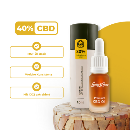 40% CBD Öl Vollspektrum MCT